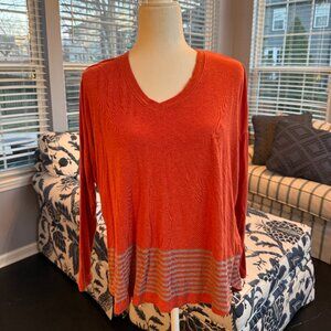 CAbi long sleeved orange t-shirt XS